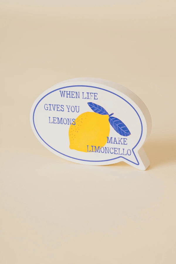 Carraig Donn "Life Gives You Lemons" Wooden Plaque