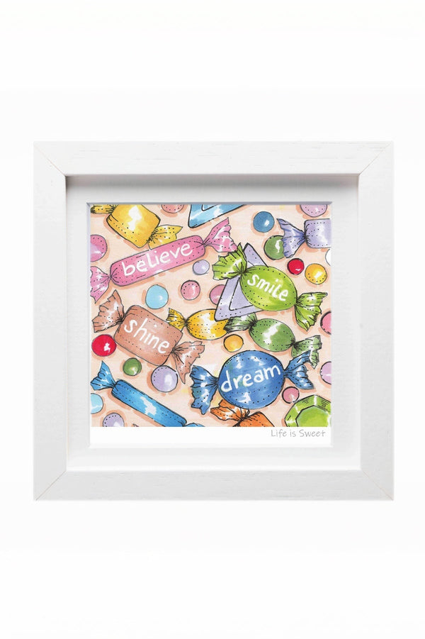 Carraig Donn Life Is Sweet Mini Framed Art Print