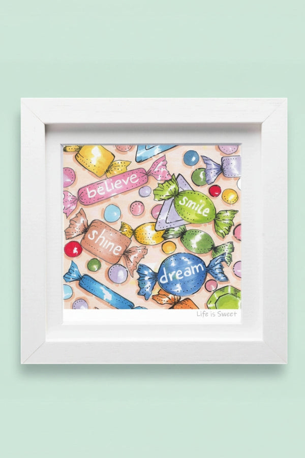 Carraig Donn Life Is Sweet Mini Framed Art Print