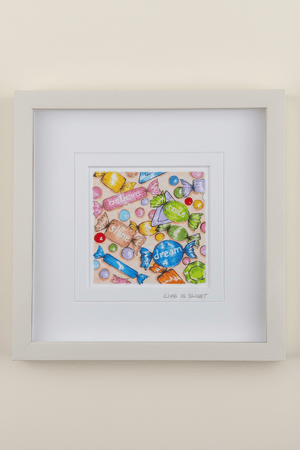 Carraig Donn "Life Is Sweet" Small Framed Art Print