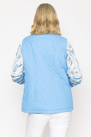 Carraig Donn Light Blue Quilted Gilet