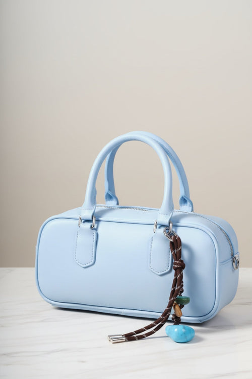Light Blue Structured Bowling Bag