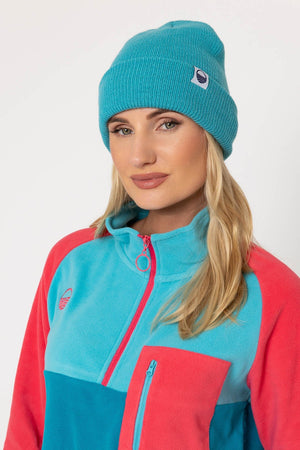 Light Teal Beanie Hat Ladies Fashion Carraig Donn