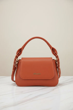 Carraig Donn Lily Flap-Over Shoulder Bag in Tan