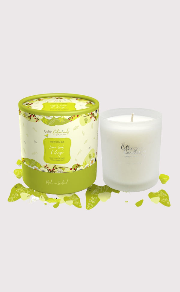 Carraig Donn Lime Leaf and Ginger Aromapot Round Tumbler 20cl
