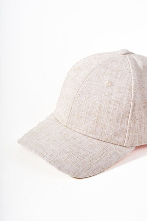 Carraig Donn Linen Blend Beige Baseball Cap