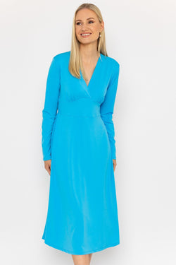 Carraig Donn Lisa Blue Midi Dress