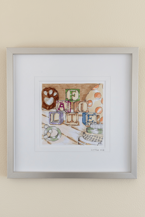 "Little One" Large Framed Art Print