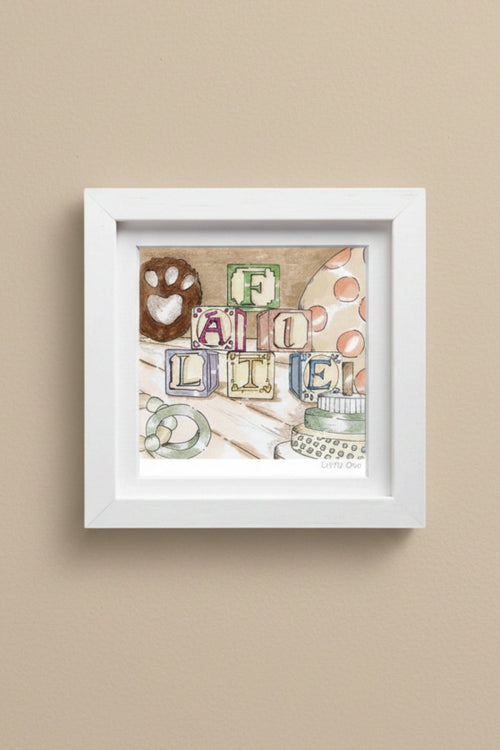Little One Mini Framed Art Print