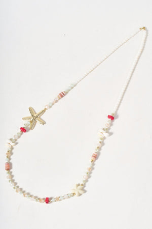 Carraig Donn Long Beaded Starfish Necklace