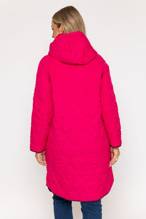 Carraig Donn Longline Quited Coat Pink