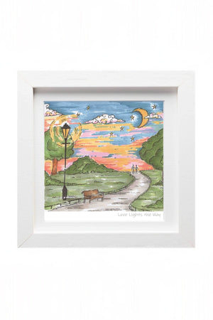 Carraig Donn Love Lights The Way Mini Framed Art Print