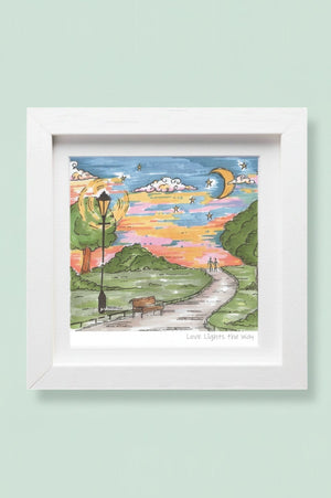 Carraig Donn Love Lights The Way Mini Framed Art Print