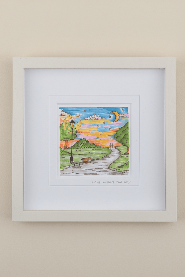 Carraig Donn "Love Lights the Way" Small Framed Art Print