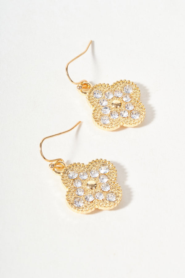 Carraig Donn Lucky Gold Drop Earrings