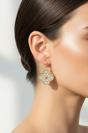 Carraig Donn Lucky Gold Drop Earrings