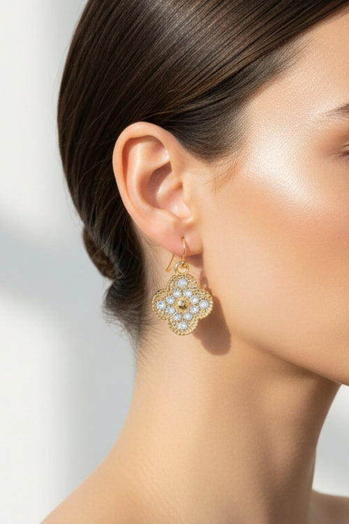 Lucky Gold Drop Earrings