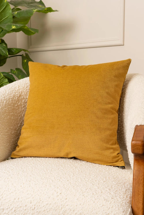 Lucy Mustard Cushion 45cm