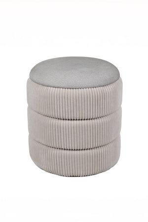Carraig Donn Lulu Cream Storage Stool