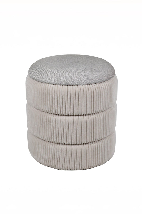 Carraig Donn Lulu Cream Storage Stool