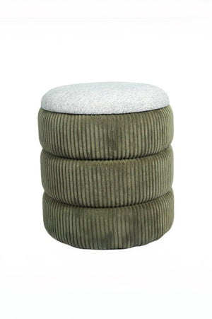 Carraig Donn Lulu Green Storage Stool