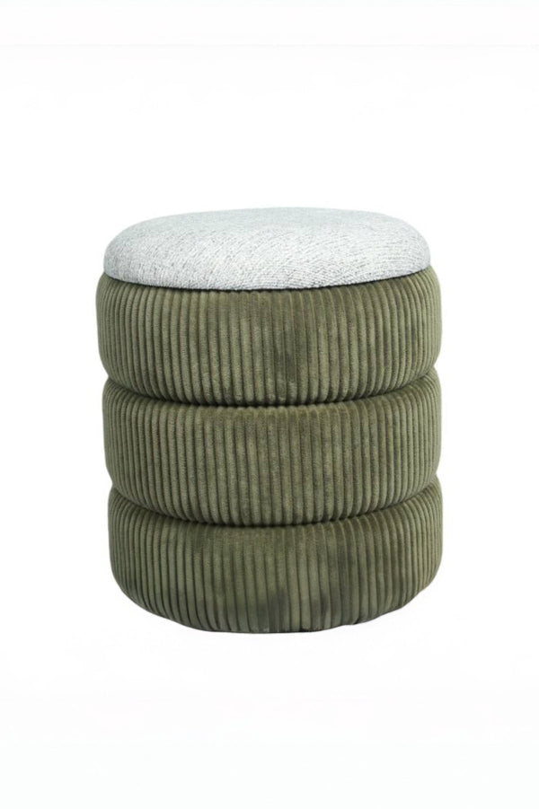 Carraig Donn Lulu Green Storage Stool