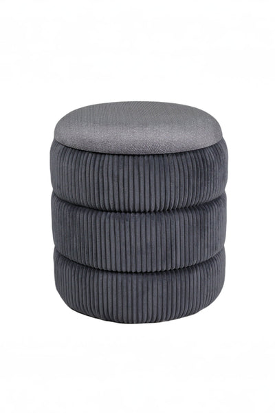 Lulu Grey Storage Stool | Gift & Home | Footstools – Carraig Donn