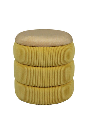 Carraig Donn Lulu Yellow Storage Stool