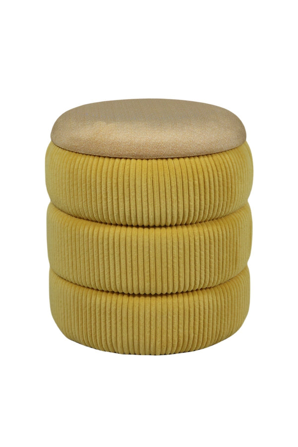 Carraig Donn Lulu Yellow Storage Stool