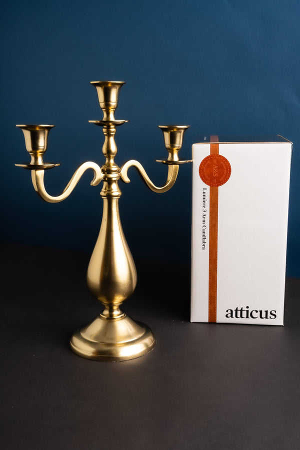 Carraig Donn Lumiere 3-Arm Candelabra