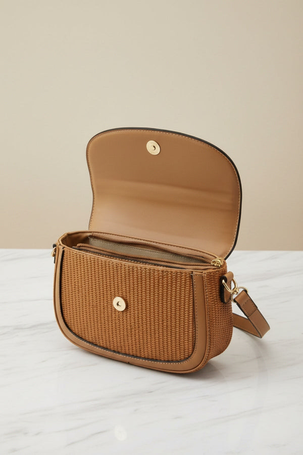 Carraig Donn Madeira Brown Saddle Bag