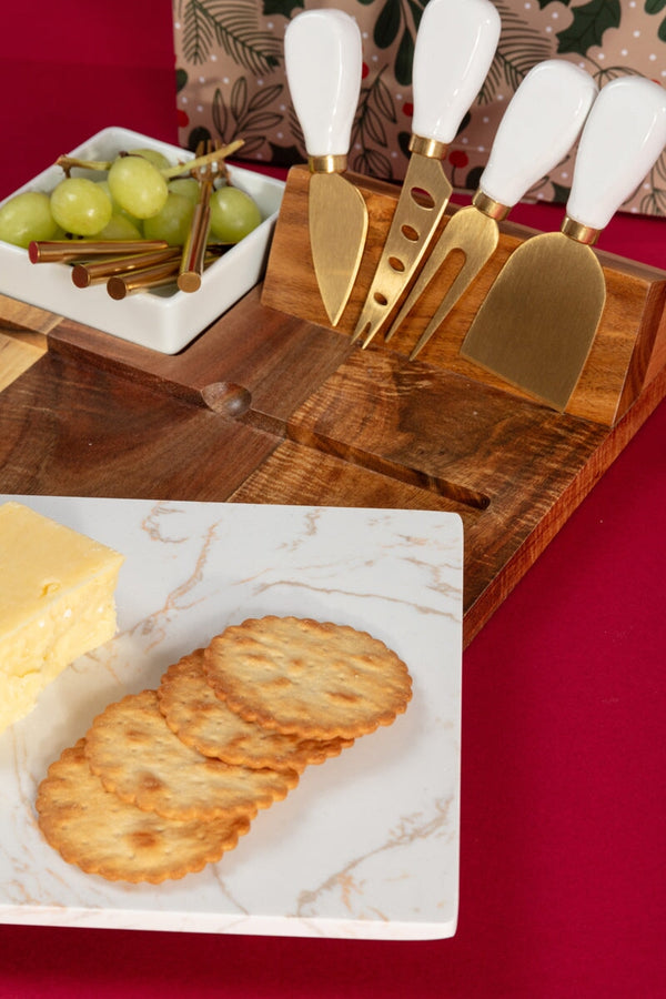 Carraig Donn Marble Cheese Board Gift Set