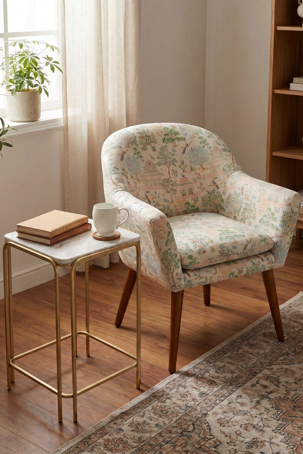 Carraig Donn Marble & Gold Side Table