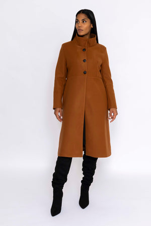 Maxine Coat in Brown