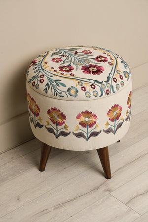 Carraig Donn Maya Embroidered Storage Bench
