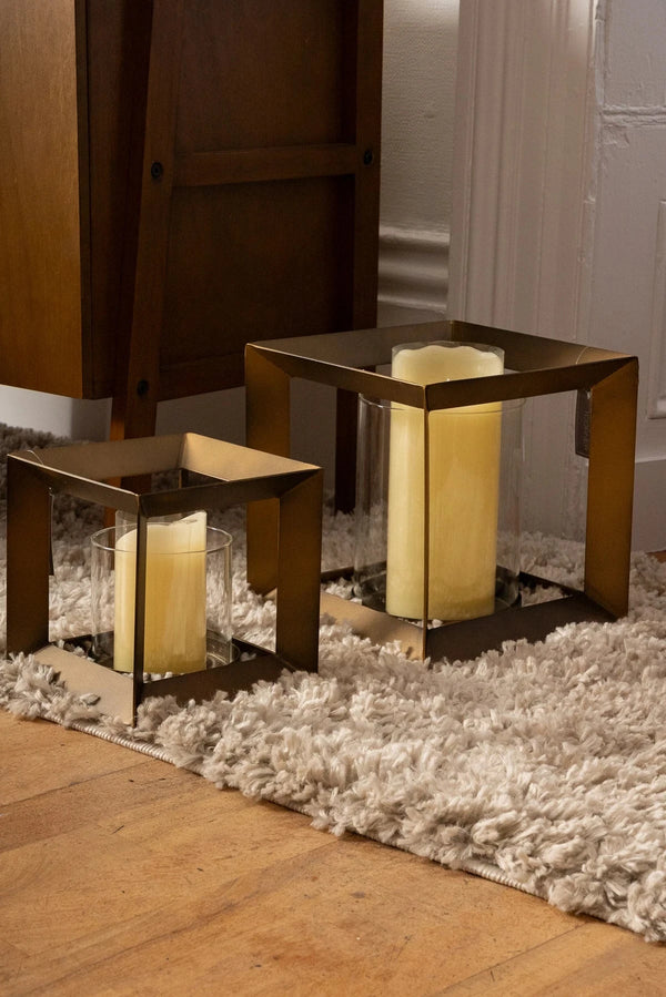 Carraig Donn Medium Bronze Cube Lantern