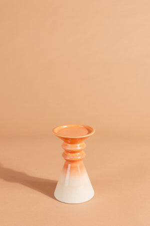 Medium Glazed Candle Holder