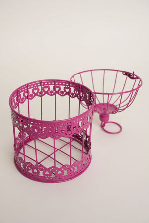 Carraig Donn Medium Pink Bird Cage