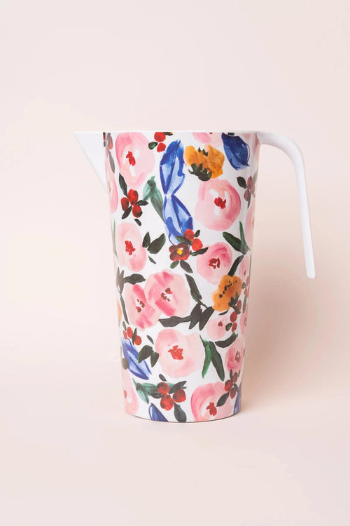 Floral Melamine Pitcher