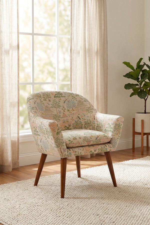 Carraig Donn Menagerie Birds Upholstered Armchair