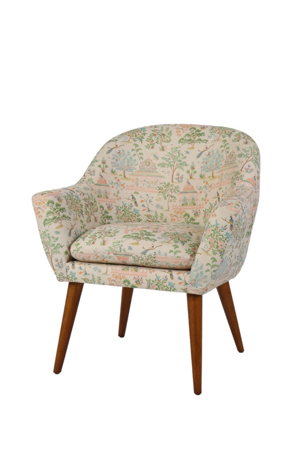 Carraig Donn Menagerie Birds Upholstered Armchair