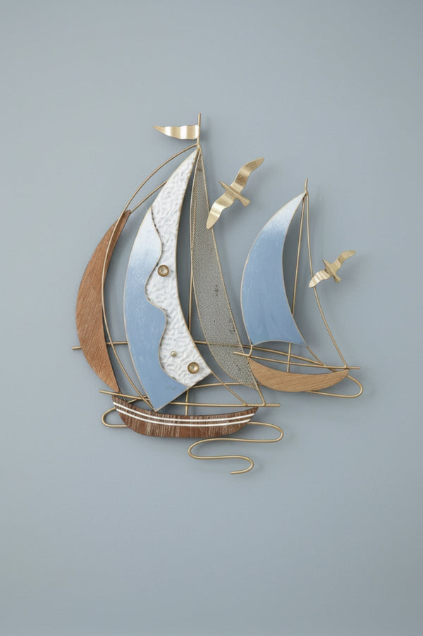 Carraig Donn Metal Sailing Boats Wall Art