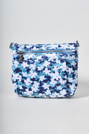 Carraig Donn Mint Blue Floral Printed Crossbody Bag