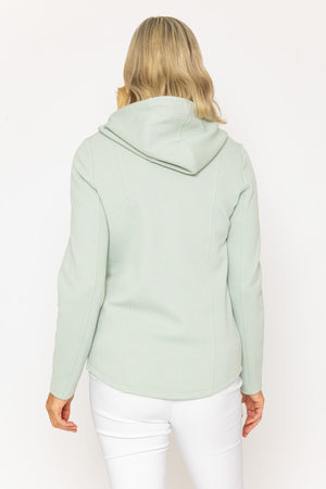 Carraig Donn Mint Hooded Pique Jacket