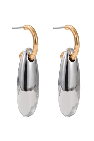 Carraig Donn Mixed Metal Drop Earrings