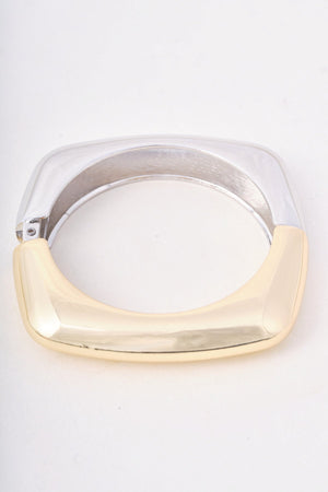 Carraig Donn Mixed Metal Square Bangle