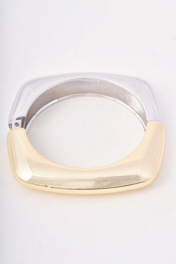 Carraig Donn Mixed Metal Square Bangle