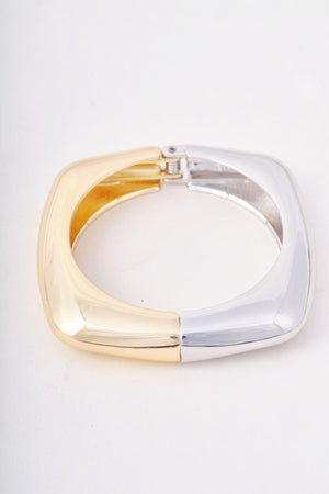 Carraig Donn Mixed Metal Square Bangle