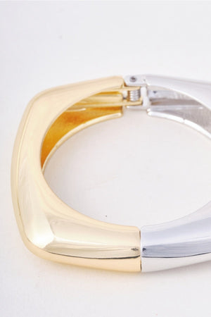Carraig Donn Mixed Metal Square Bangle