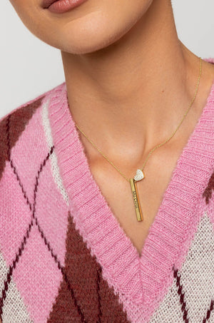 Carraig Donn "Mo Chroi" Bar Pendant Necklace